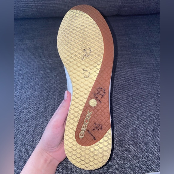 Geox Respira White Leather Loafers - Picture 5 of 5